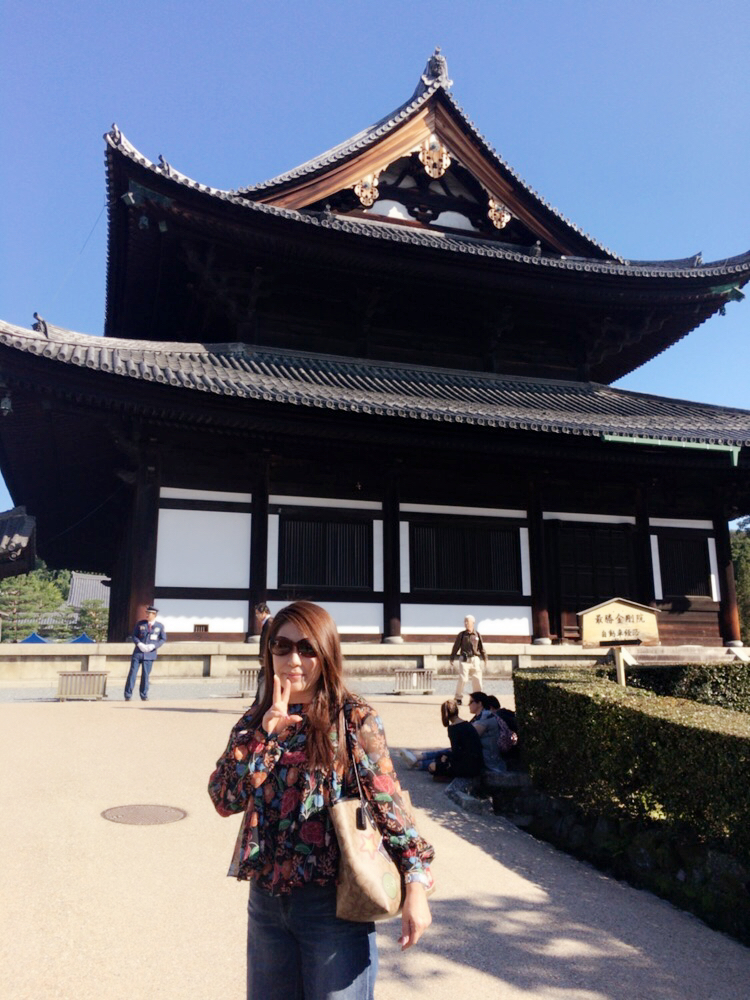 京都、東福寺にて